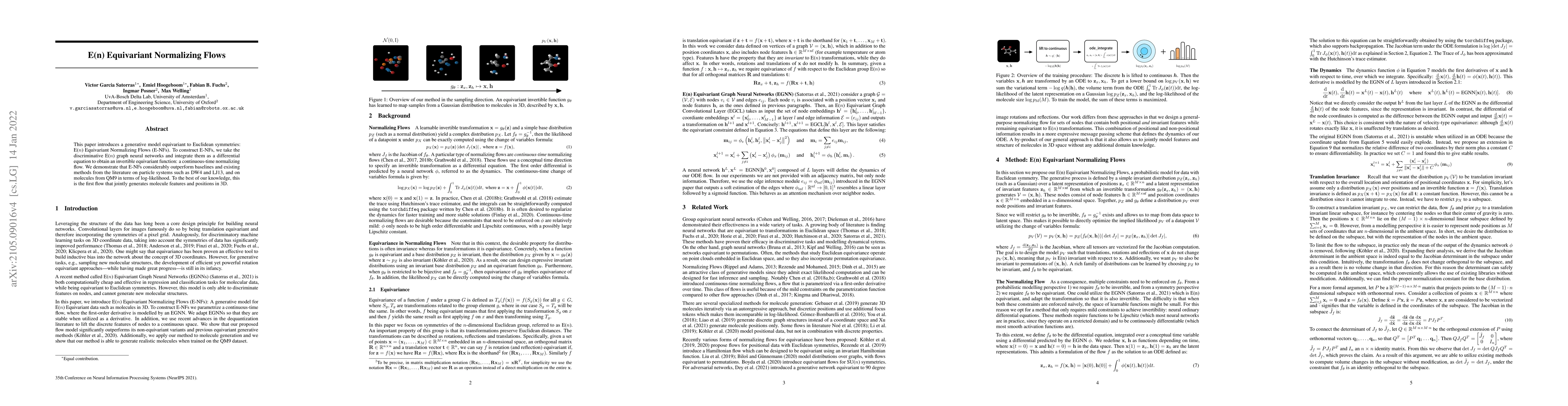 Thumbnail for E(n) Equivariant Normalizing Flows
