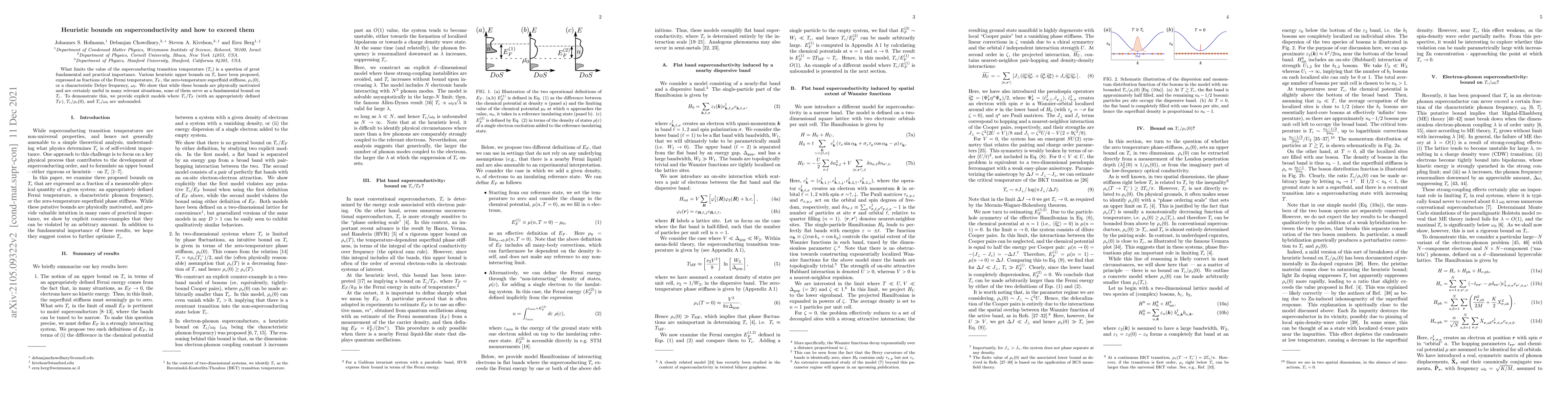 Thumbnail for Heuristic bounds on superconductivity and how to exceed them