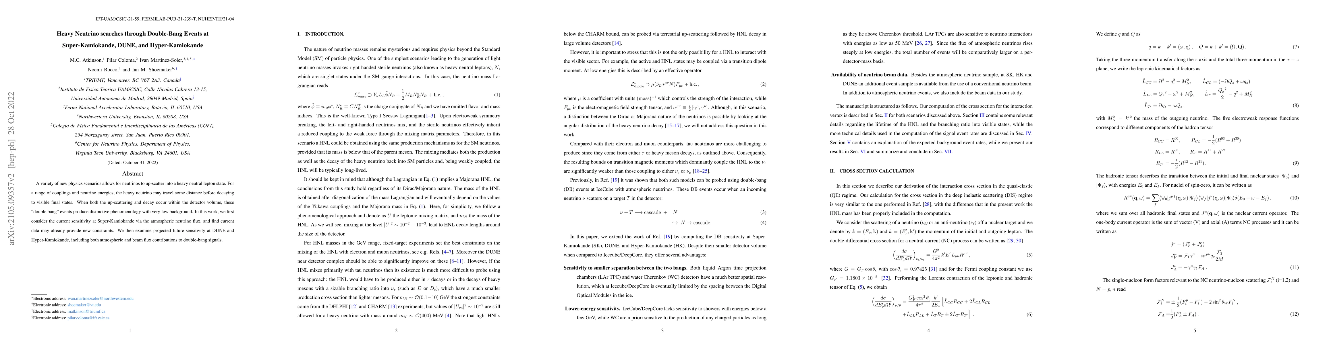 Thumbnail for Heavy Neutrino searches through Double-Bang Events at Super-Kamiokande,
  DUNE, and Hyper-Kamiokande