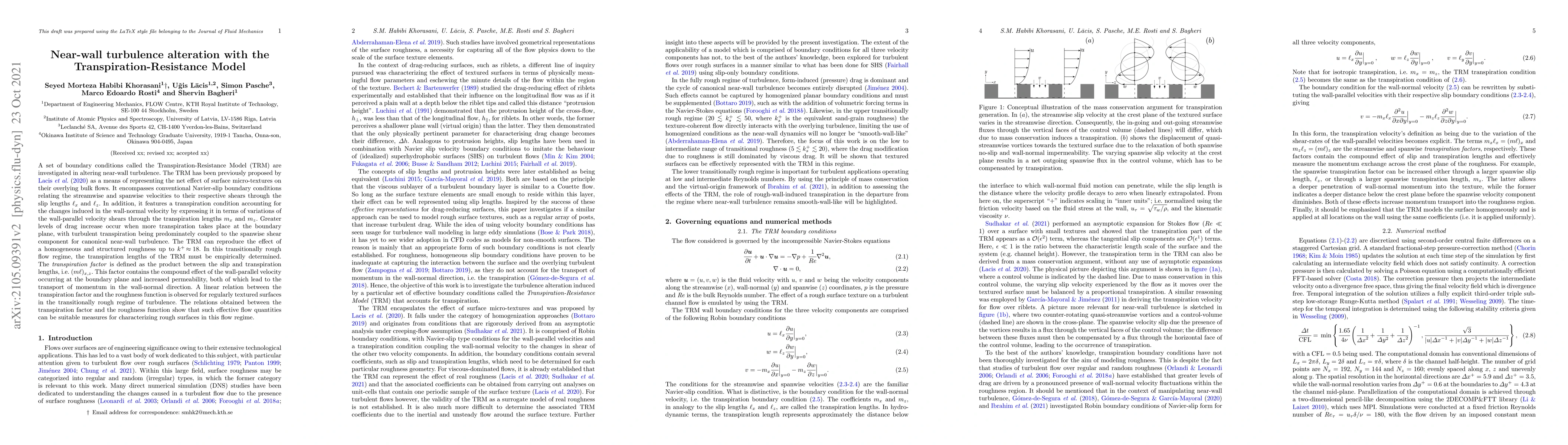 Thumbnail for Near-wall turbulence alteration with the Transpiration-Resistance Model