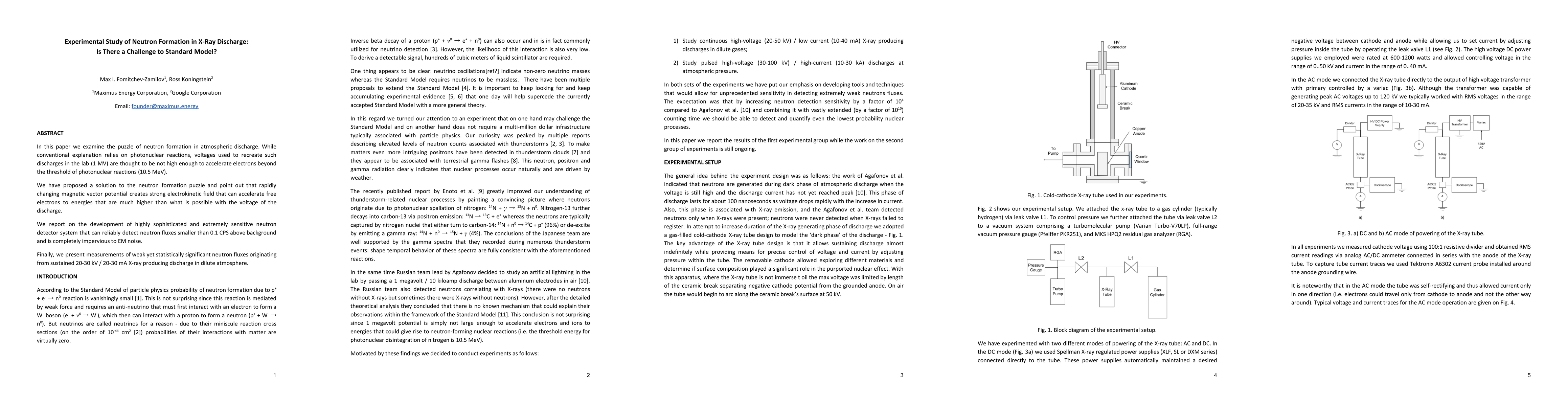 Thumbnail for Experimental Study of Neutron Formation in X-Ray Discharge: Is There a
  Challenge to Standard Model?