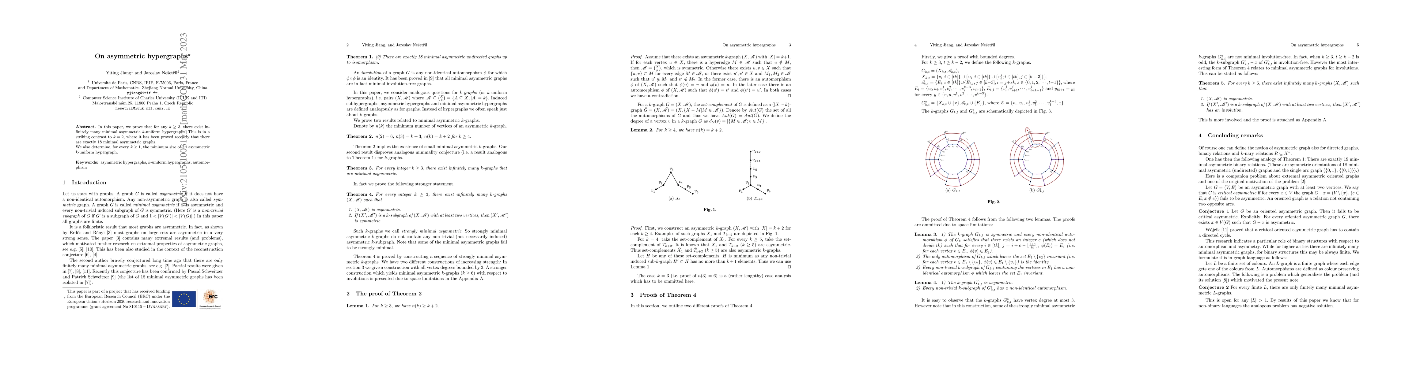 Thumbnail for On asymmetric hypergraphs