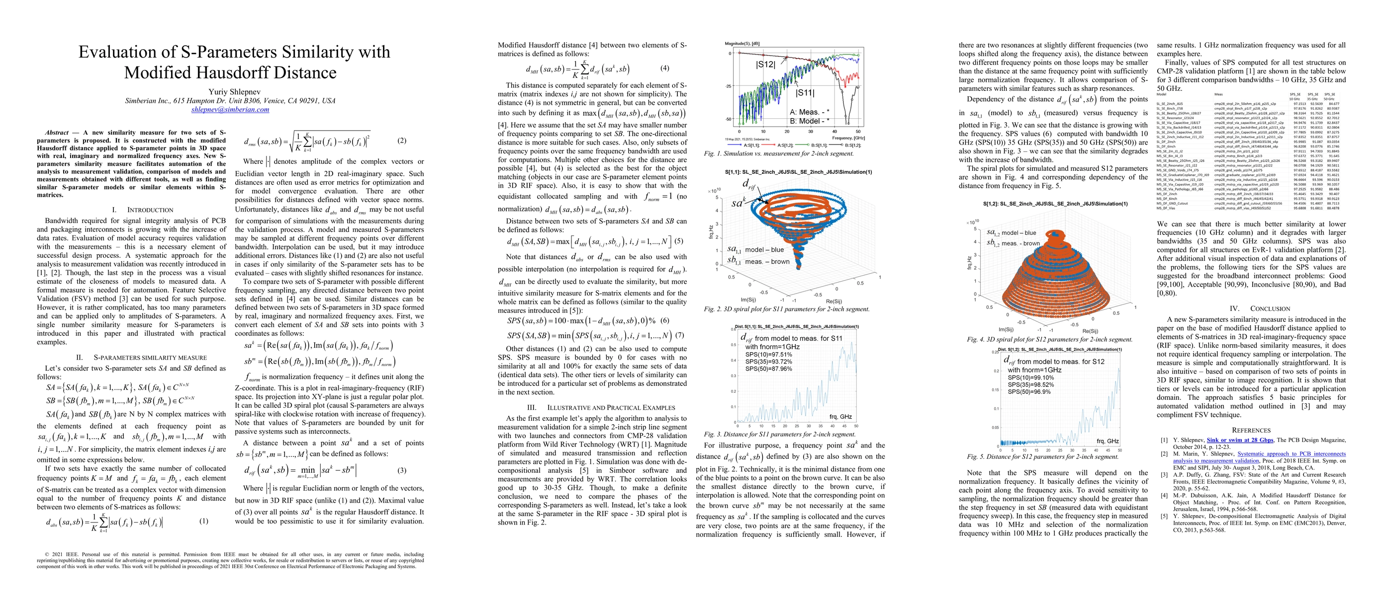 Thumbnail for Evaluation of S-Parameters Similarity with Modified Hausdorff Distance