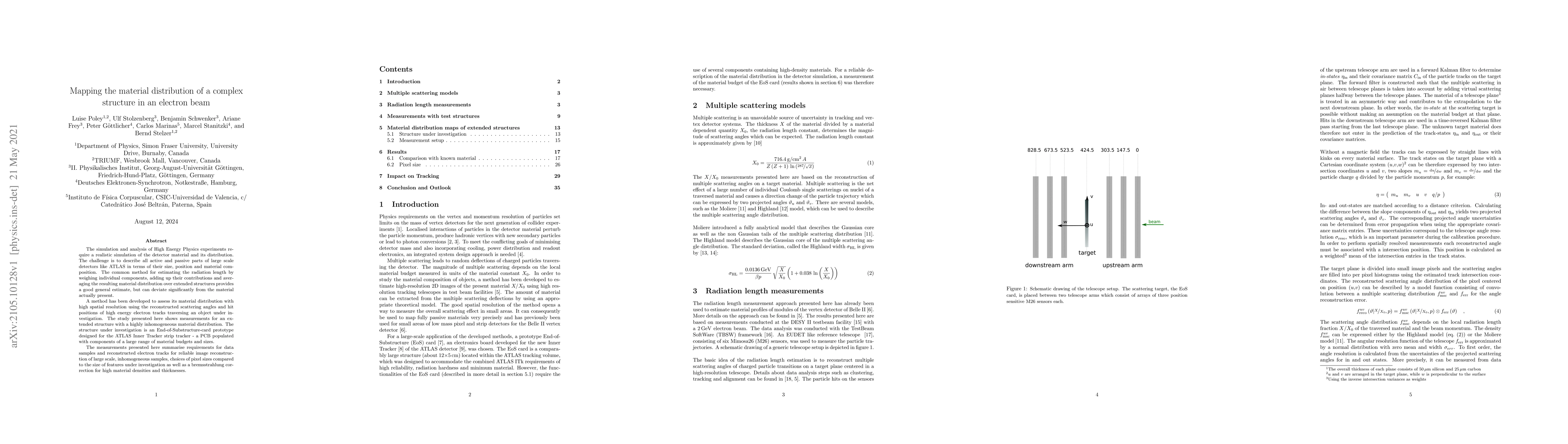 Thumbnail for Mapping the material distribution of a complex structure in an electron
  beam