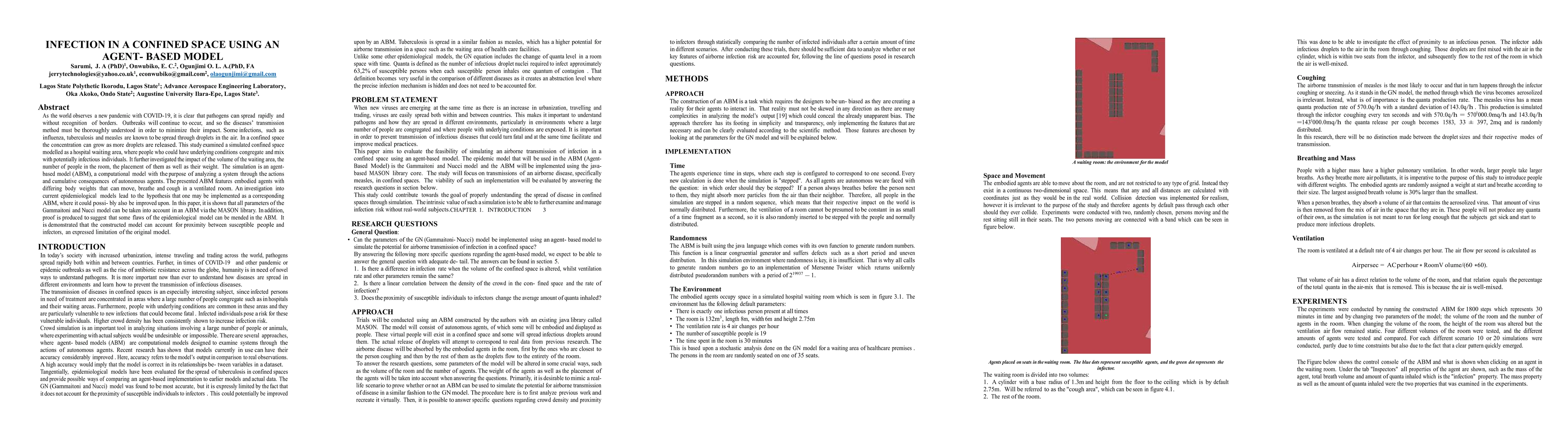 Thumbnail for Infection in a Confined Space using an Agent-Based Model
