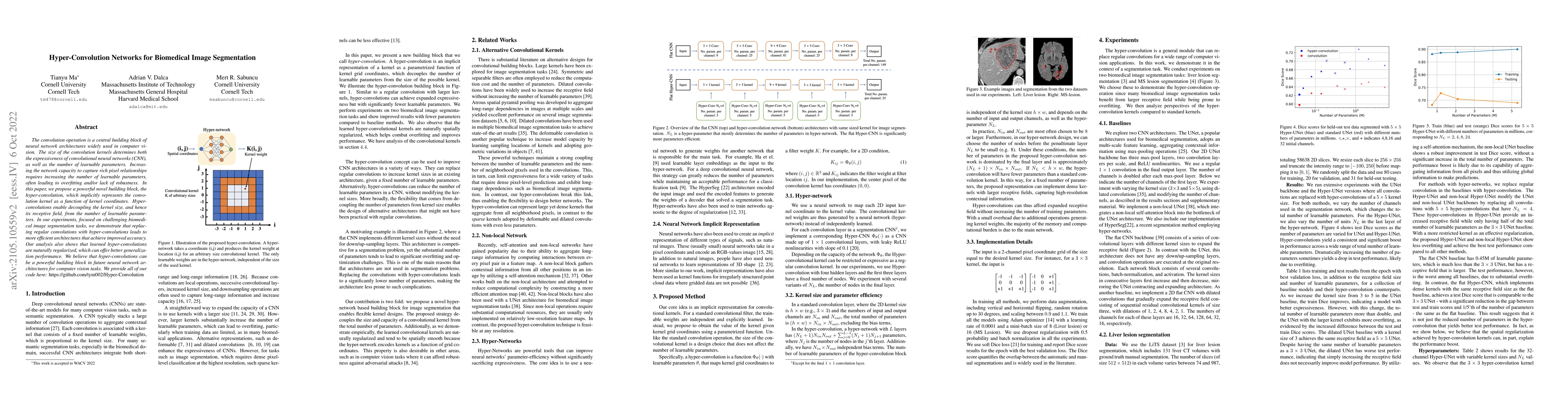 Thumbnail for Hyper-Convolution Networks for Biomedical Image Segmentation