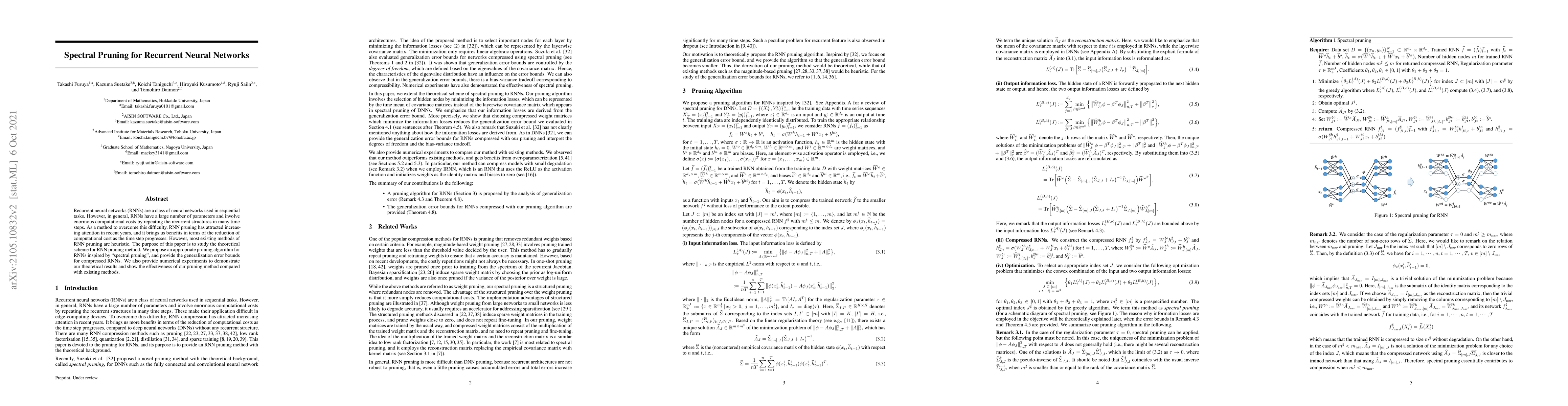 Thumbnail for Spectral Pruning for Recurrent Neural Networks