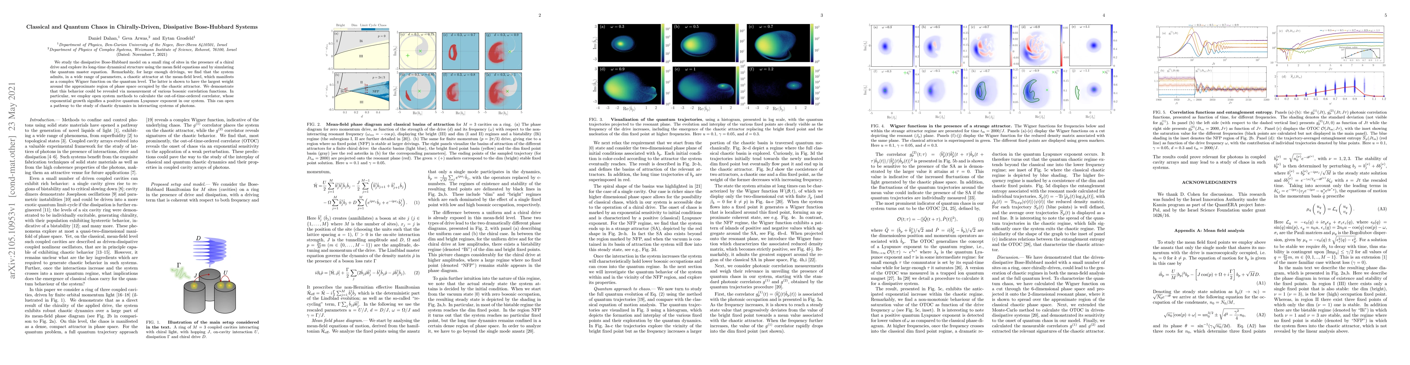Thumbnail for Classical and Quantum Chaos in Chirally-Driven, Dissipative Bose-Hubbard
  Systems
