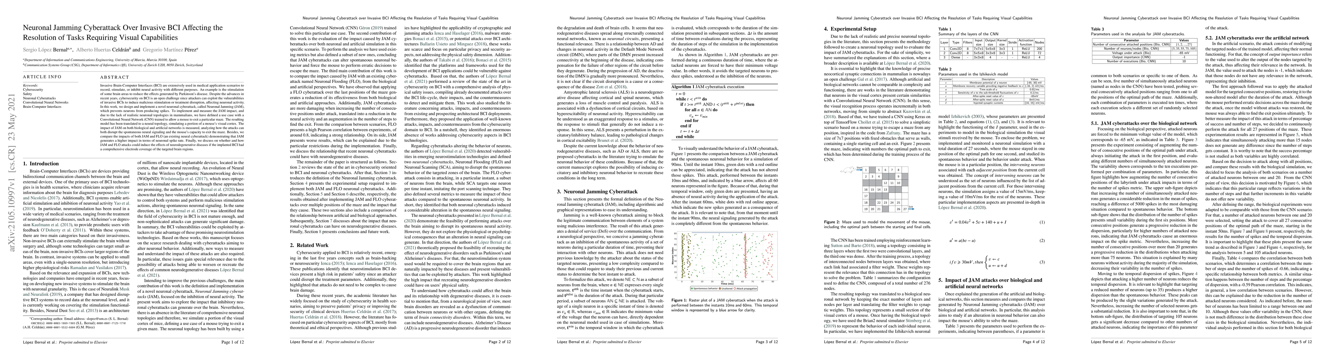 Thumbnail for Neuronal Jamming Cyberattack over Invasive BCI Affecting the Resolution
  of Tasks Requiring Visual Capabilities