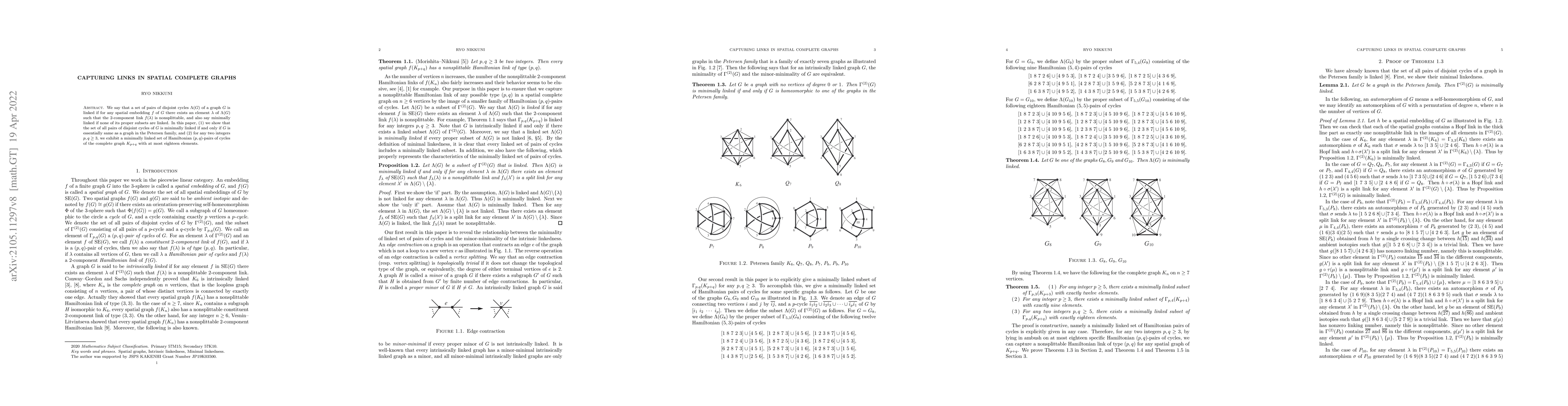 Thumbnail for Capturing links in spatial complete graphs