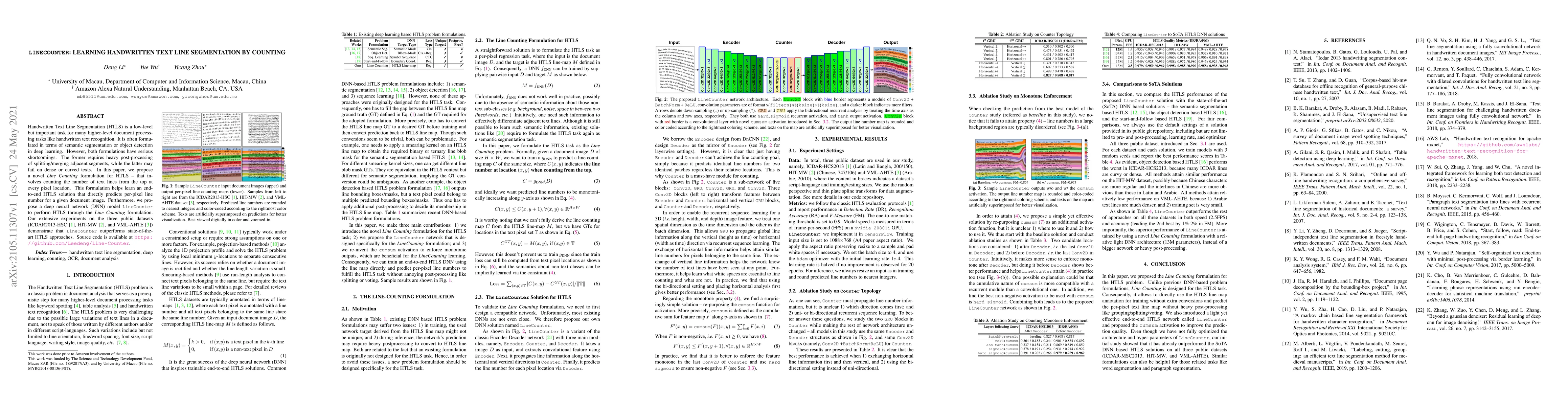 Thumbnail for LineCounter: Learning Handwritten Text Line Segmentation by Counting