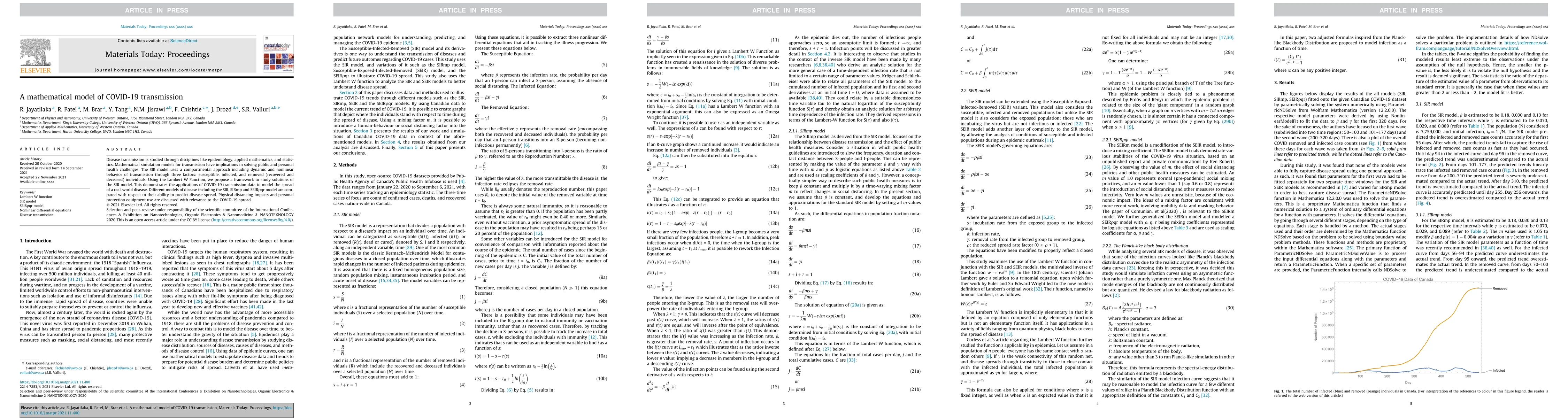 Thumbnail for A Mathematical Model of COVID-19 Transmission