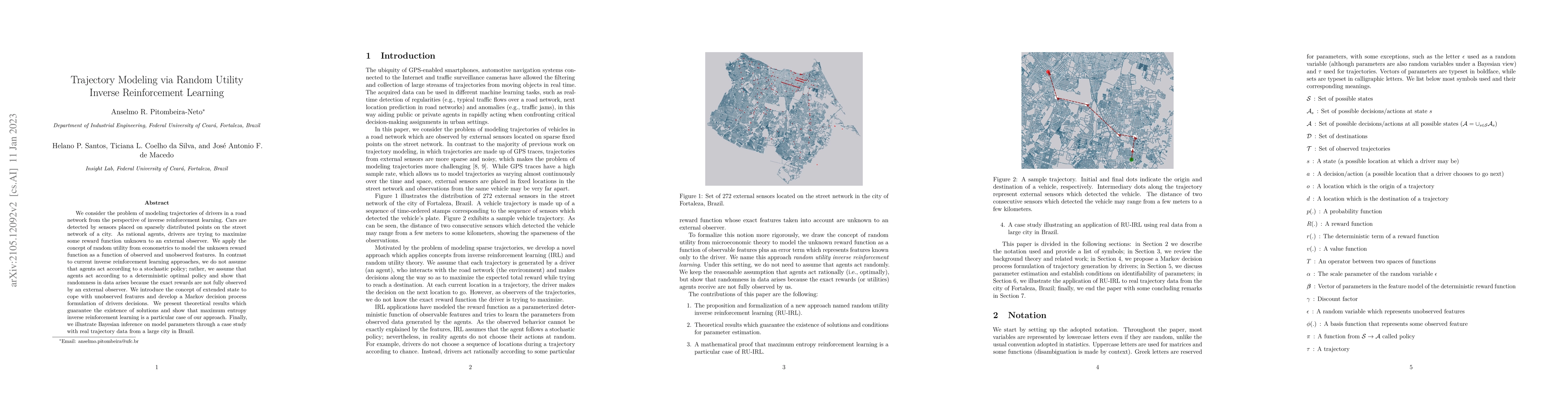 Thumbnail for Trajectory Modeling via Random Utility Inverse Reinforcement Learning