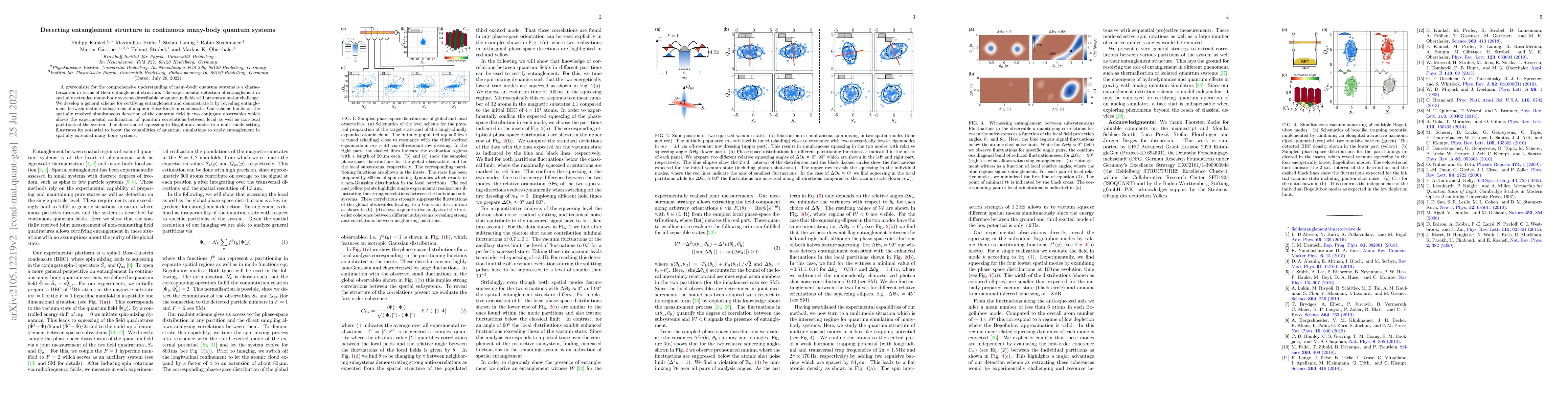 Thumbnail for Detecting entanglement structure in continuous many-body quantum systems