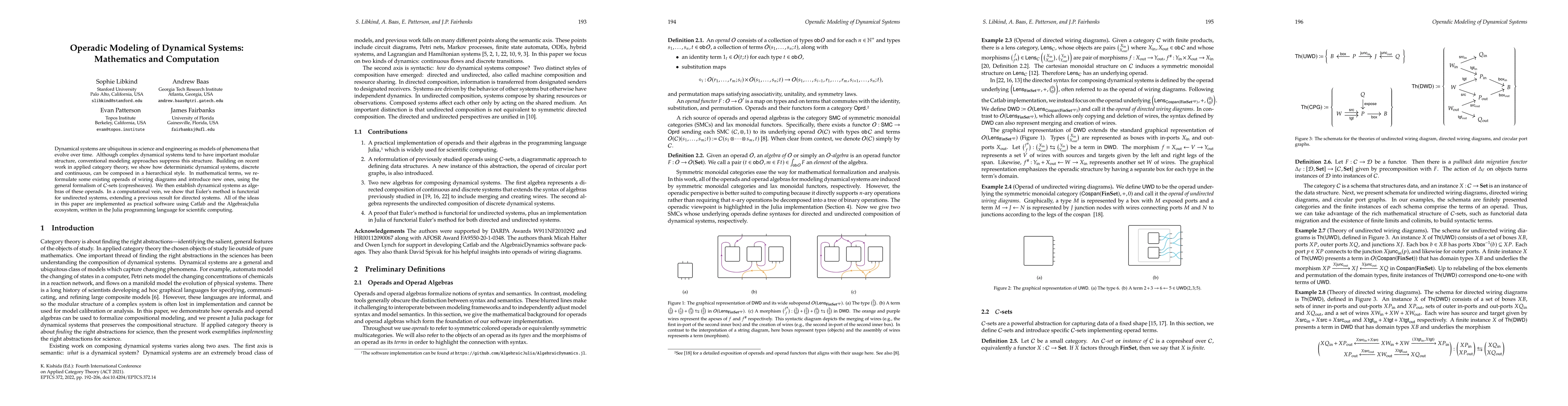 Thumbnail for Operadic Modeling of Dynamical Systems: Mathematics and Computation