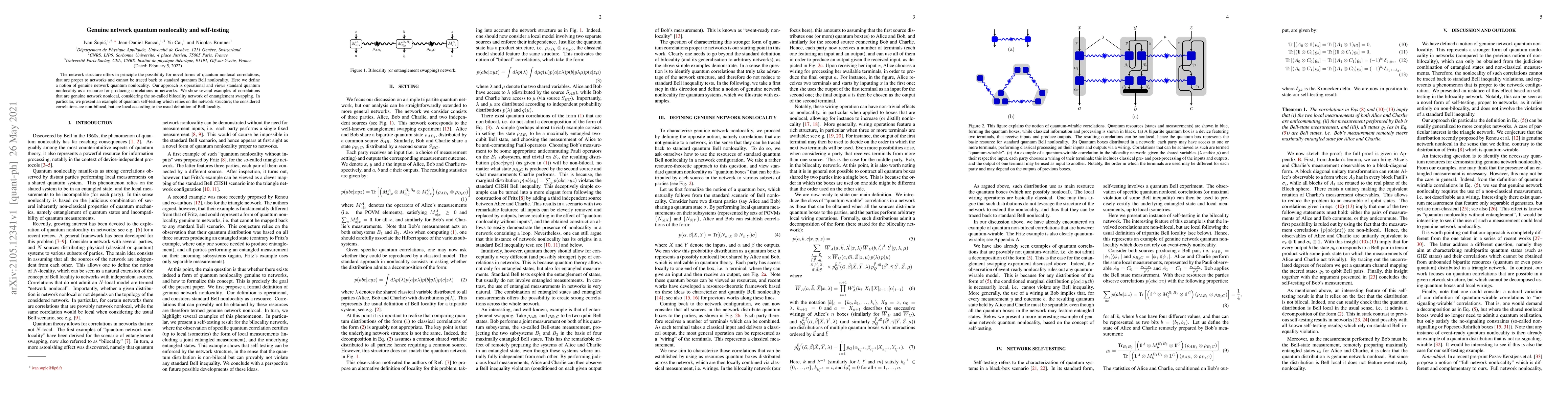 Thumbnail for Genuine network quantum nonlocality and self-testing