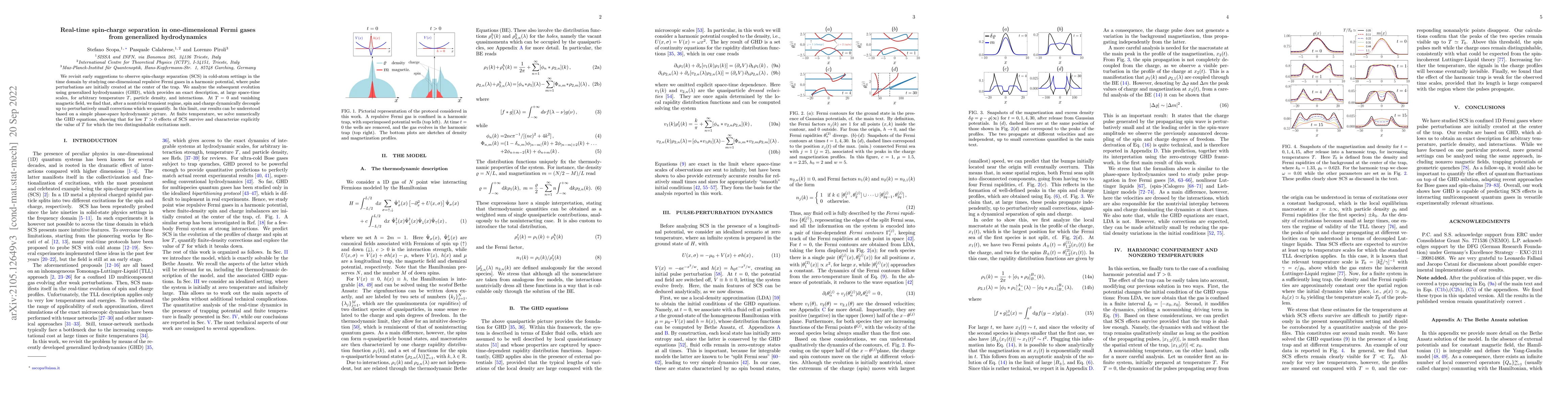 Thumbnail for Real-time spin-charge separation in one-dimensional Fermi gases from
  generalized hydrodynamics