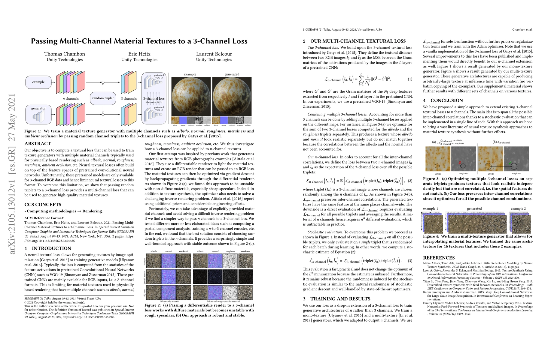 Thumbnail for Passing Multi-Channel Material Textures to a 3-Channel Loss