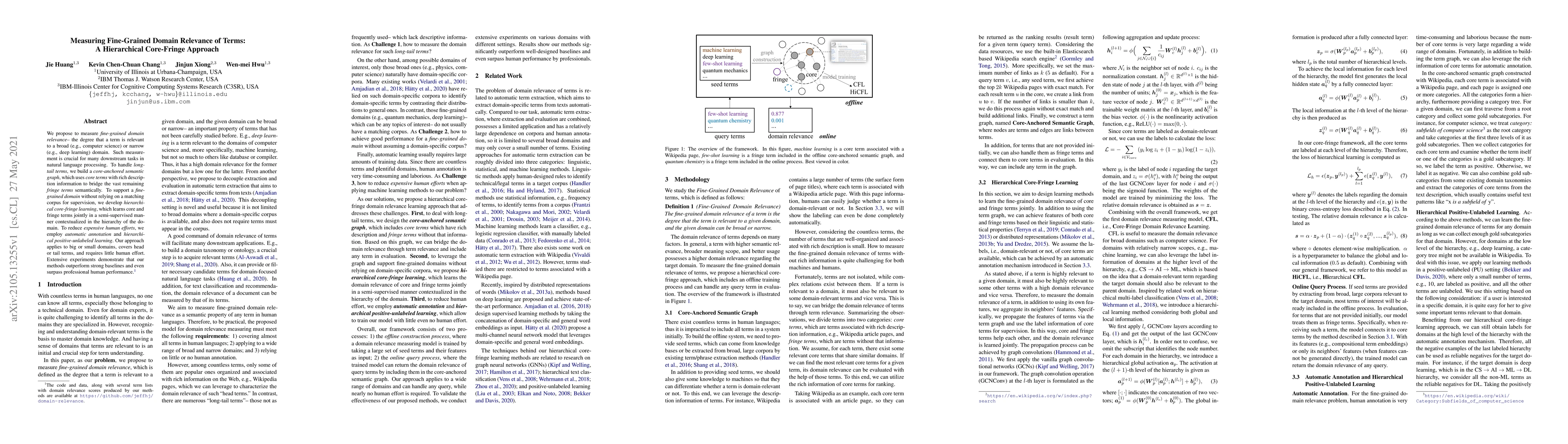 Thumbnail for Measuring Fine-Grained Domain Relevance of Terms: A Hierarchical
  Core-Fringe Approach