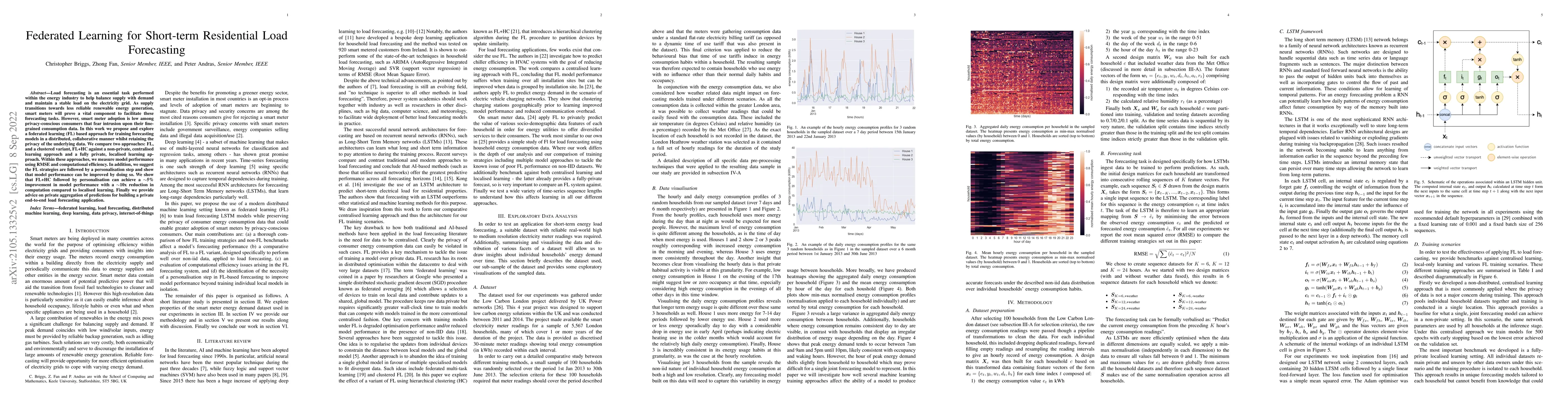 Thumbnail for Federated Learning for Short-term Residential Load Forecasting