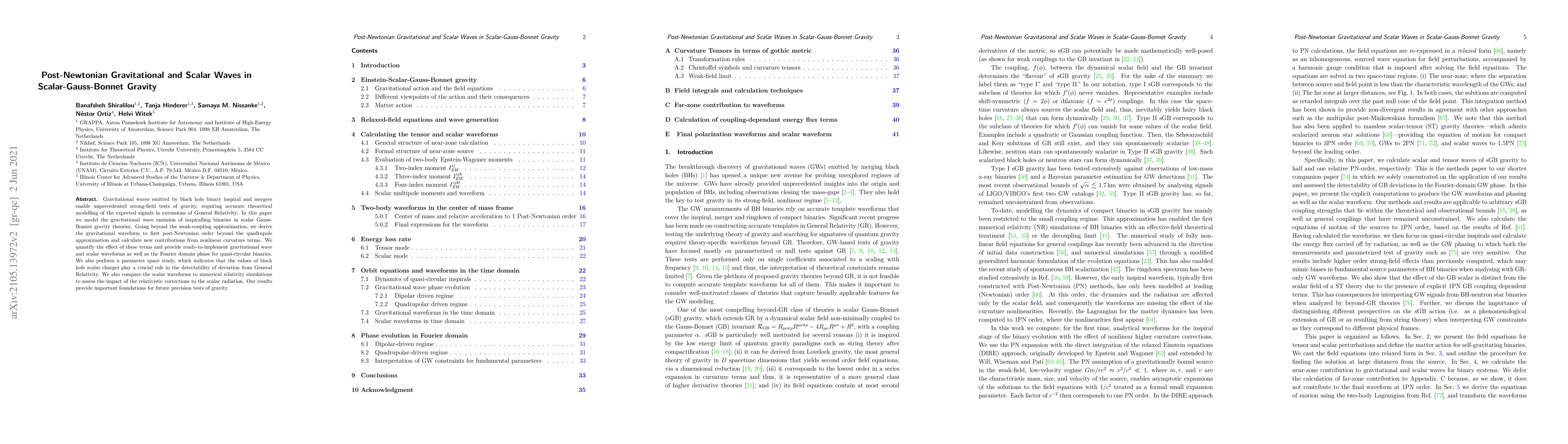 Thumbnail for Post-Newtonian Gravitational and Scalar Waves in Scalar-Gauss-Bonnet
  Gravity