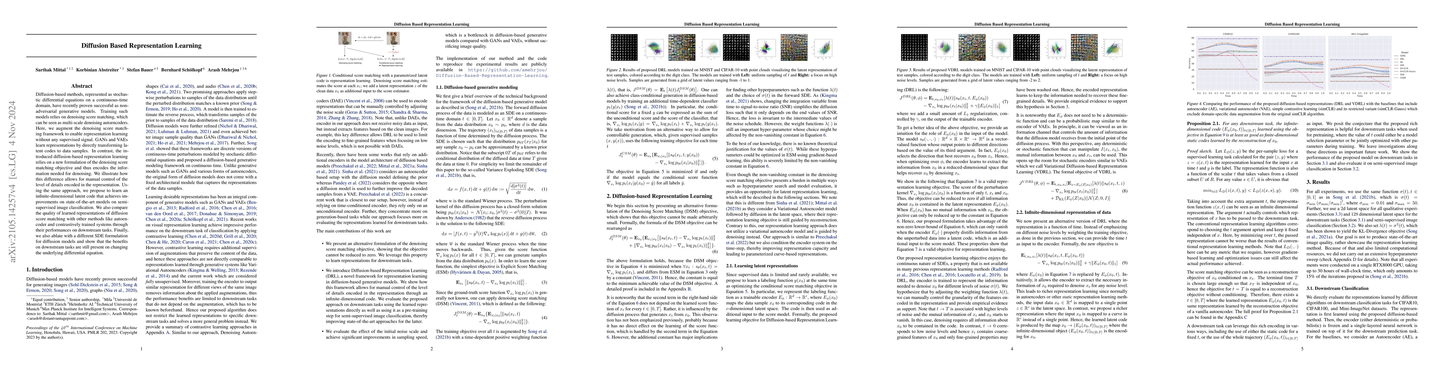 Thumbnail for Diffusion-Based Representation Learning