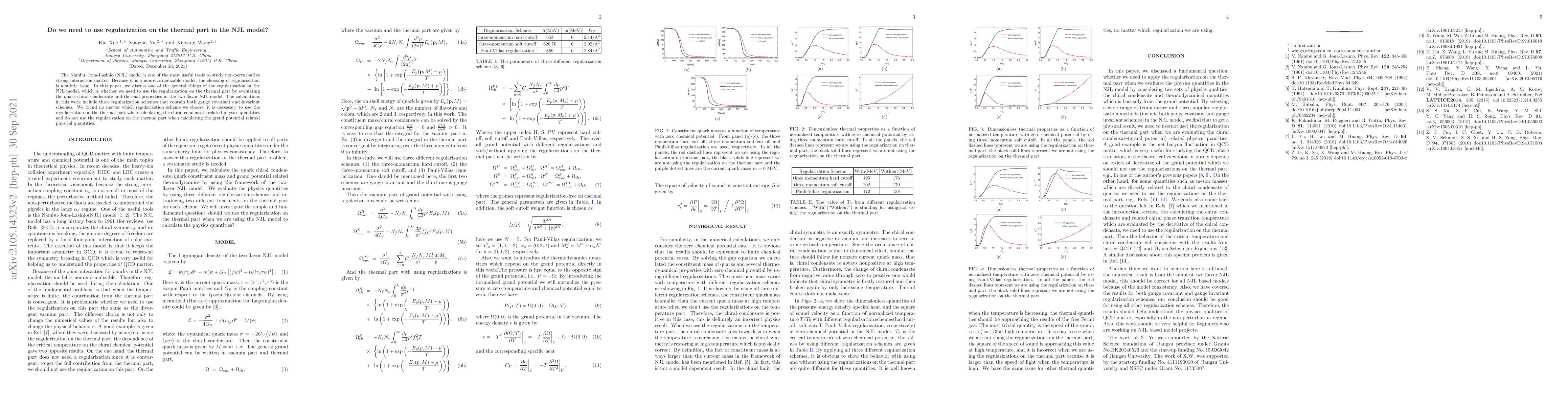 Thumbnail for Do we need to use regularization on the thermal part in the NJL model?