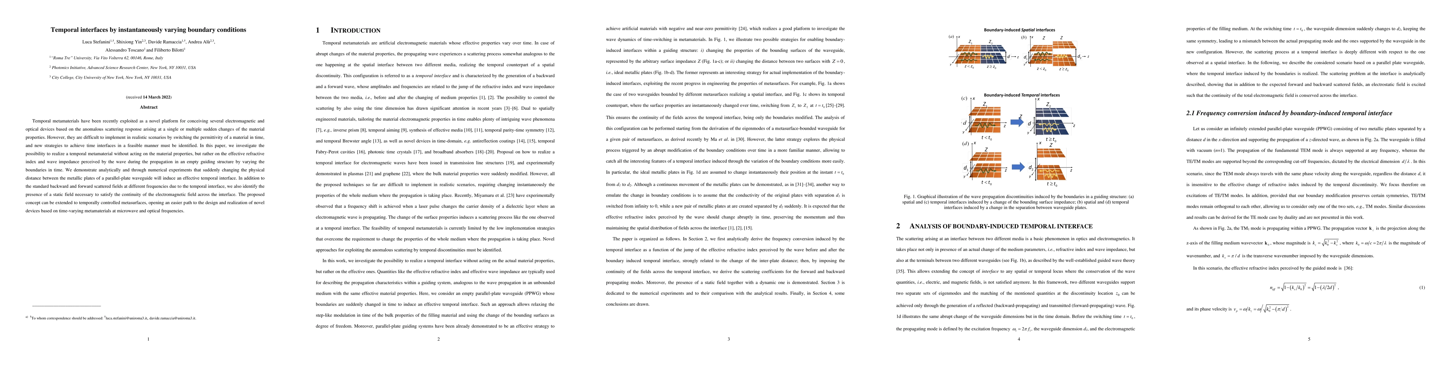 Thumbnail for Temporal interfaces by instantaneously varying boundary conditions