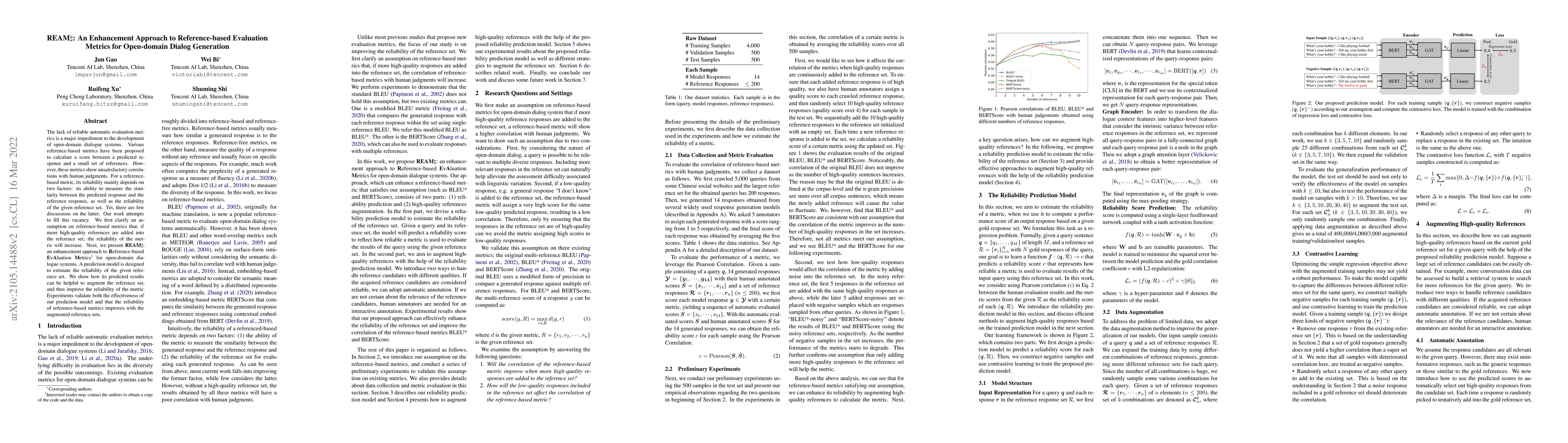 Thumbnail for REAM$\sharp$: An Enhancement Approach to Reference-based Evaluation
  Metrics for Open-domain Dialog Generation