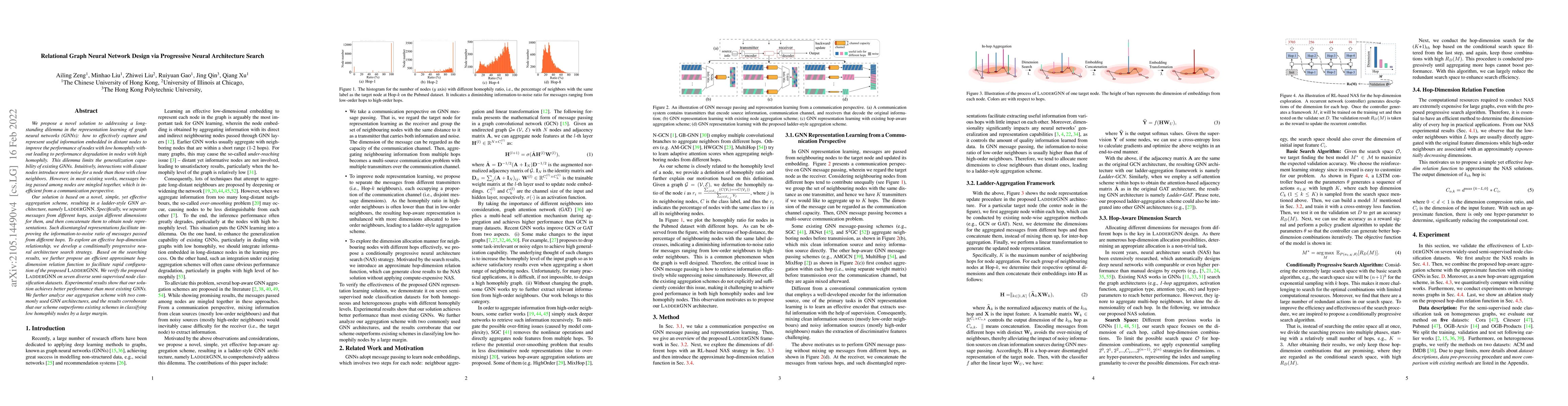 Thumbnail for Relational Graph Neural Network Design via Progressive Neural
  Architecture Search