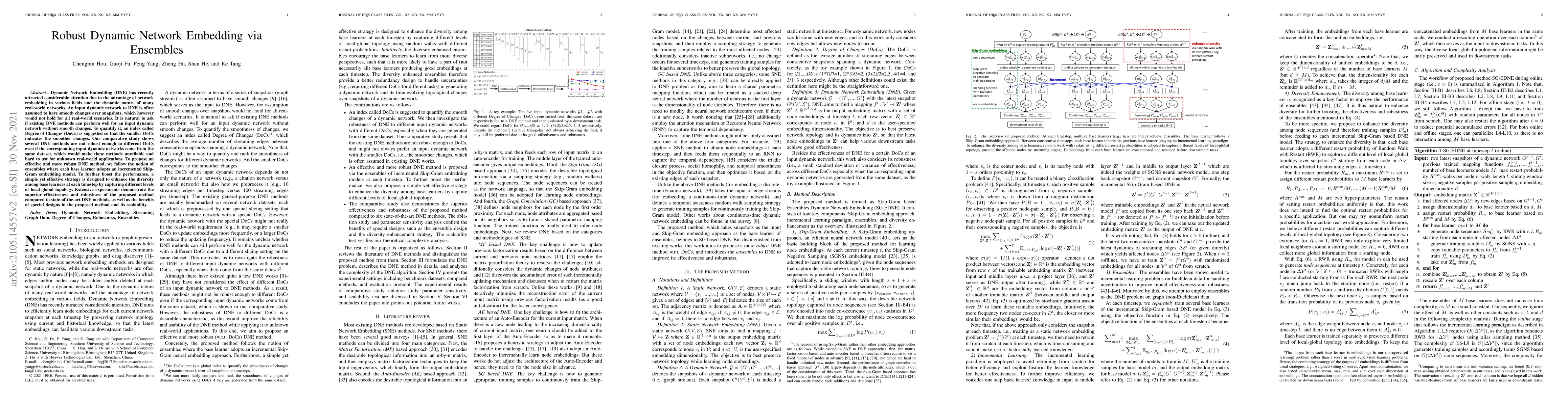 Thumbnail for Robust Dynamic Network Embedding via Ensembles