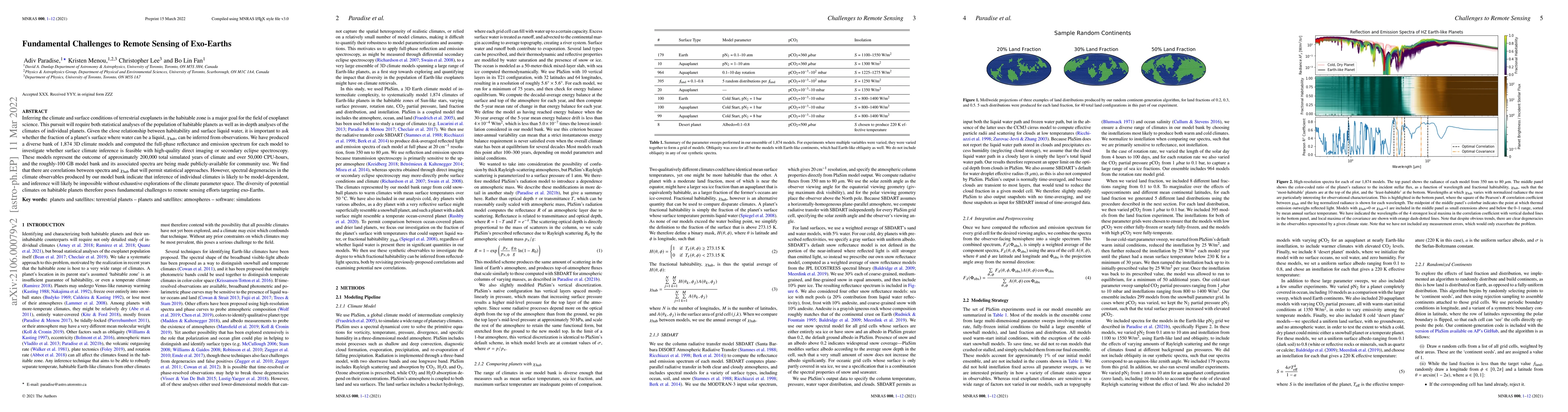 Thumbnail for Fundamental Challenges to Remote Sensing of Exo-Earths