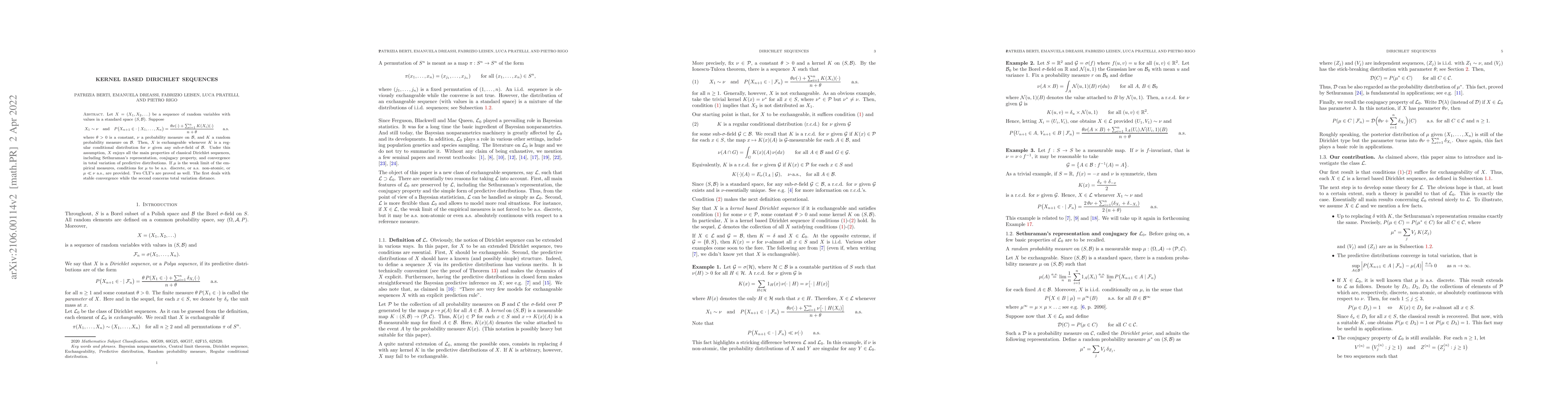Thumbnail for Kernel based Dirichlet sequences