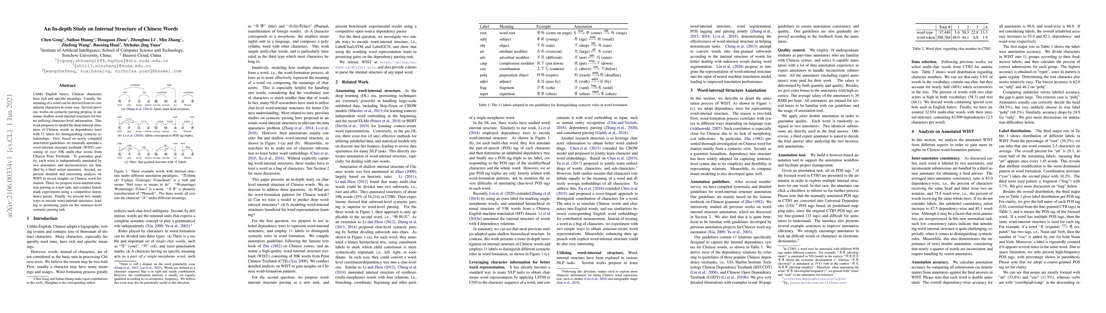 Thumbnail for An In-depth Study on Internal Structure of Chinese Words