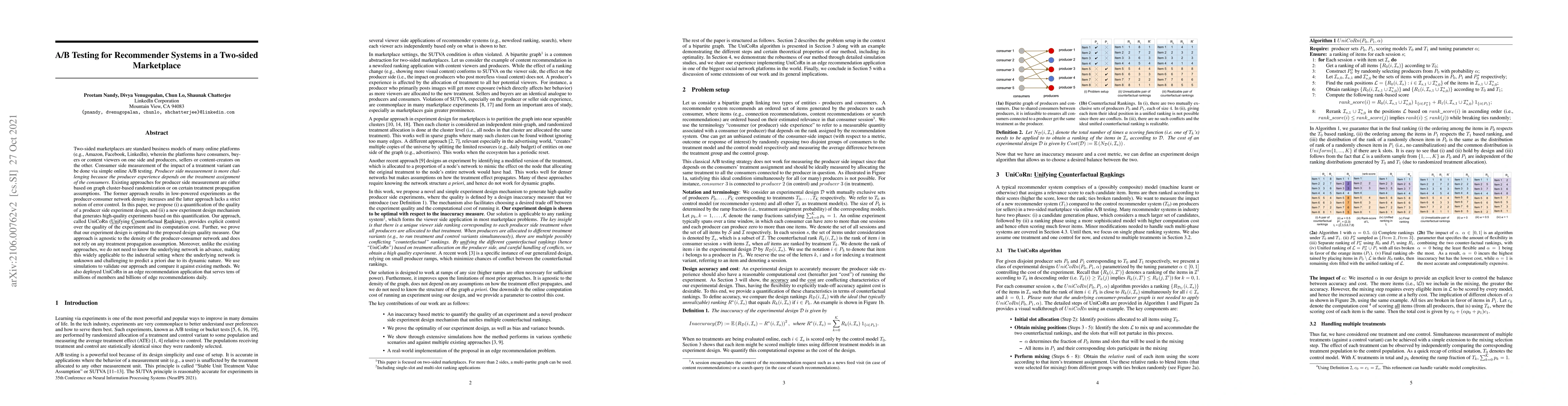 Thumbnail for A/B Testing for Recommender Systems in a Two-sided Marketplace