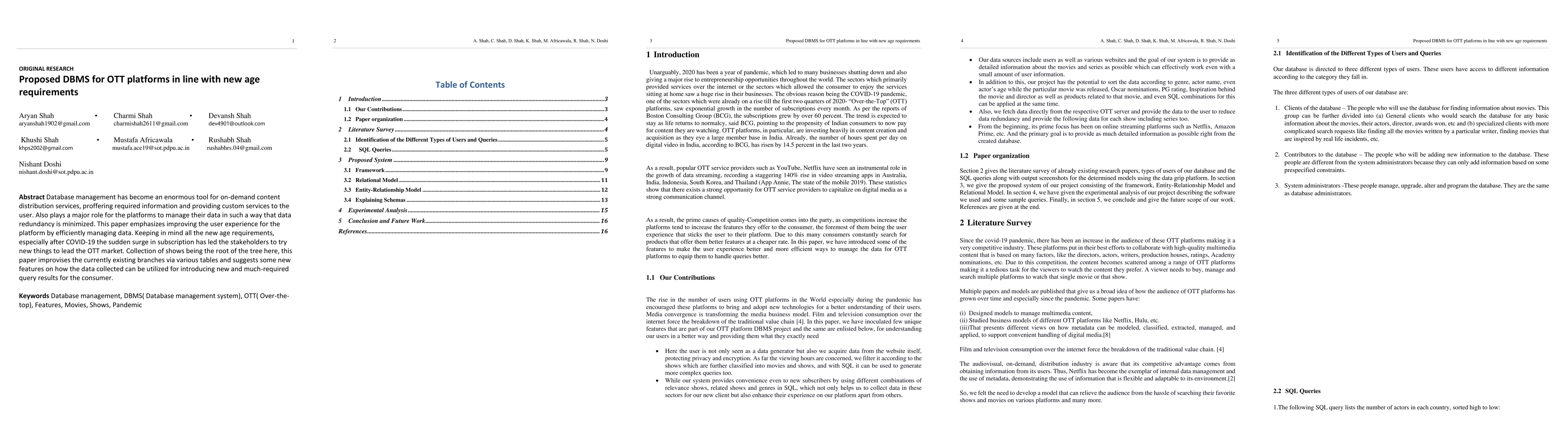 Thumbnail for Proposed DBMS for OTT platforms in line with new age requirements