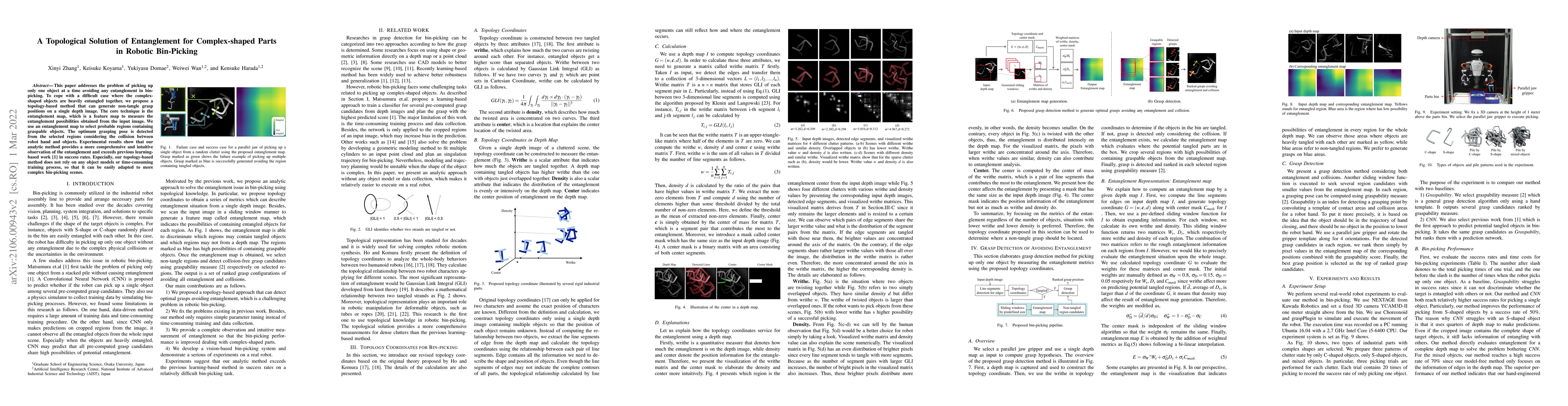 Thumbnail for A Topological Solution of Entanglement for Complex-shaped Parts in
  Robotic Bin-picking