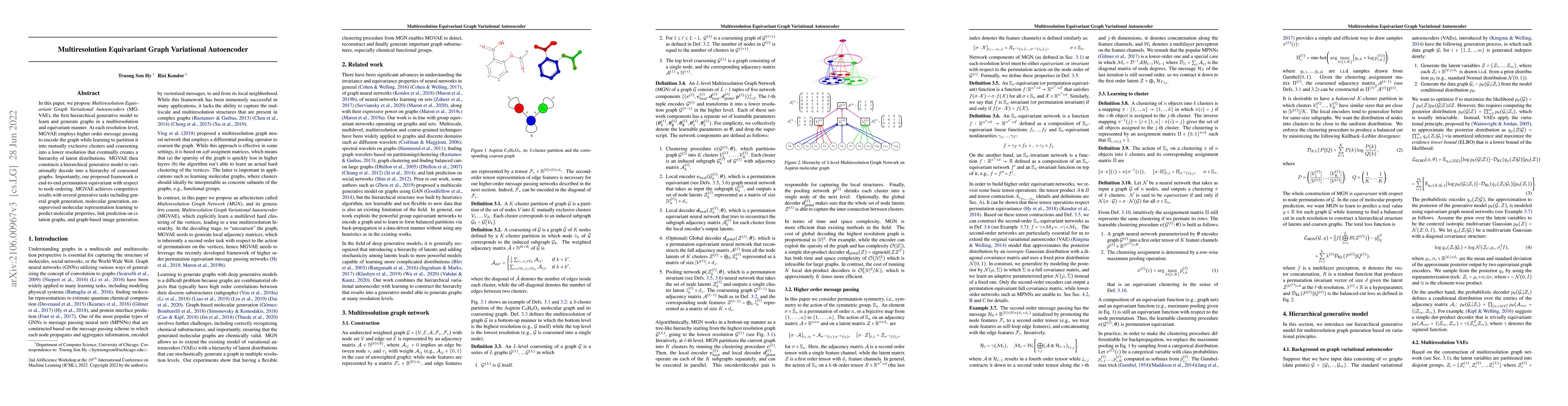 Thumbnail for Multiresolution Equivariant Graph Variational Autoencoder