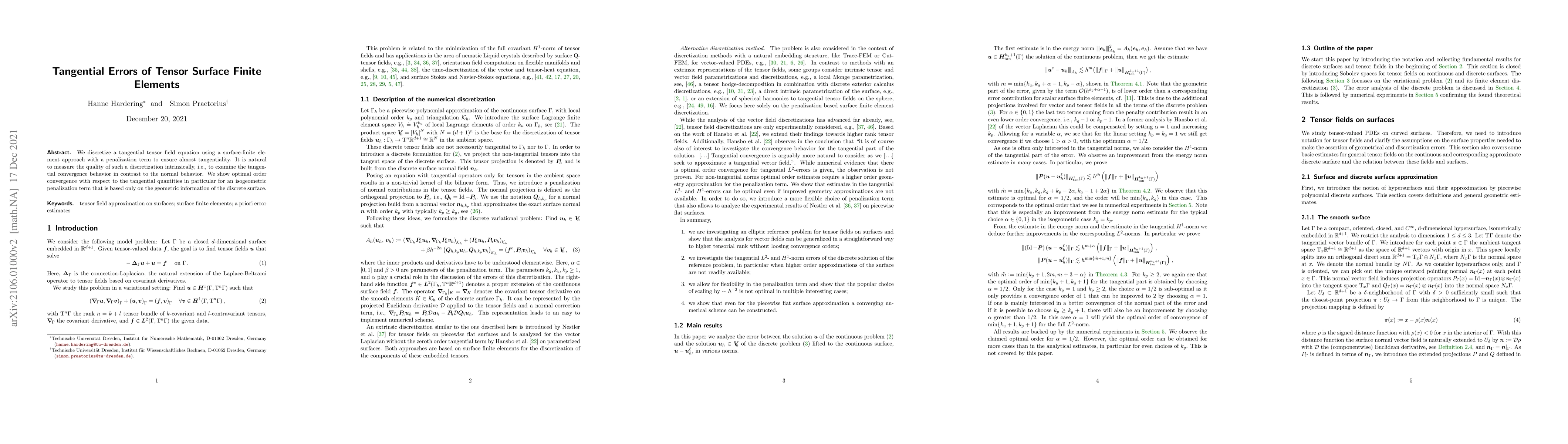 Thumbnail for Tangential Errors of Tensor Surface Finite Elements