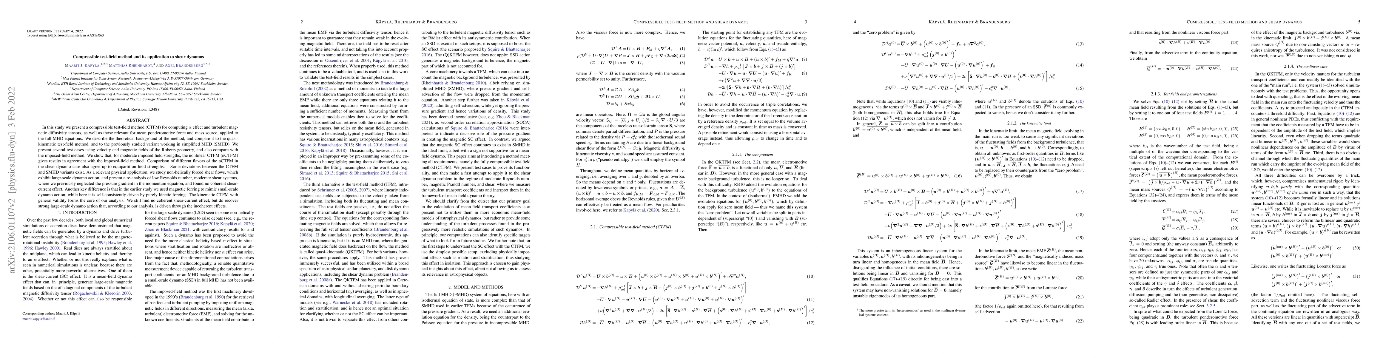 Thumbnail for Compressible test-field method and its application to shear dynamos