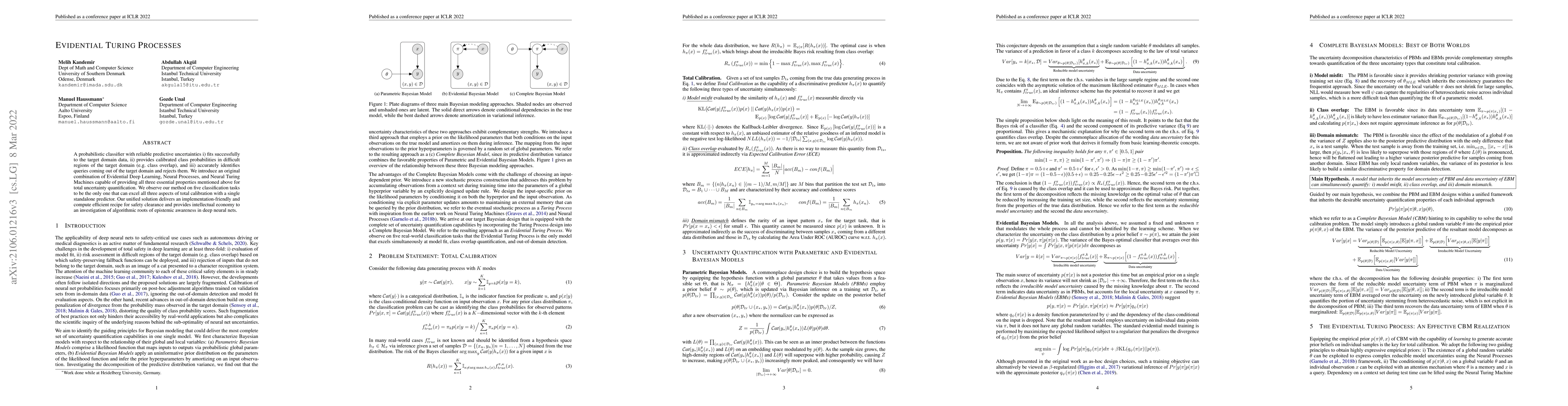 Thumbnail for Evidential Turing Processes