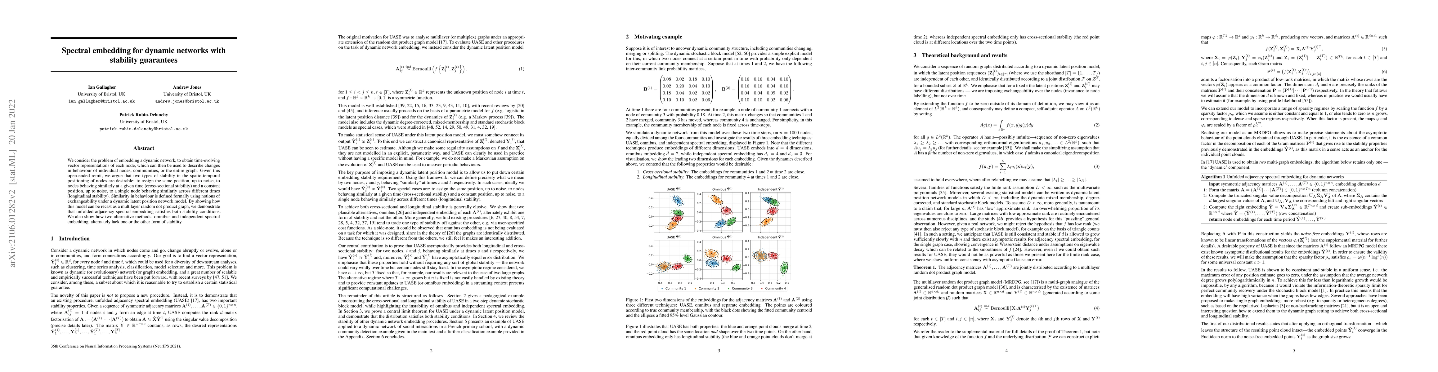Thumbnail for Spectral embedding for dynamic networks with stability guarantees