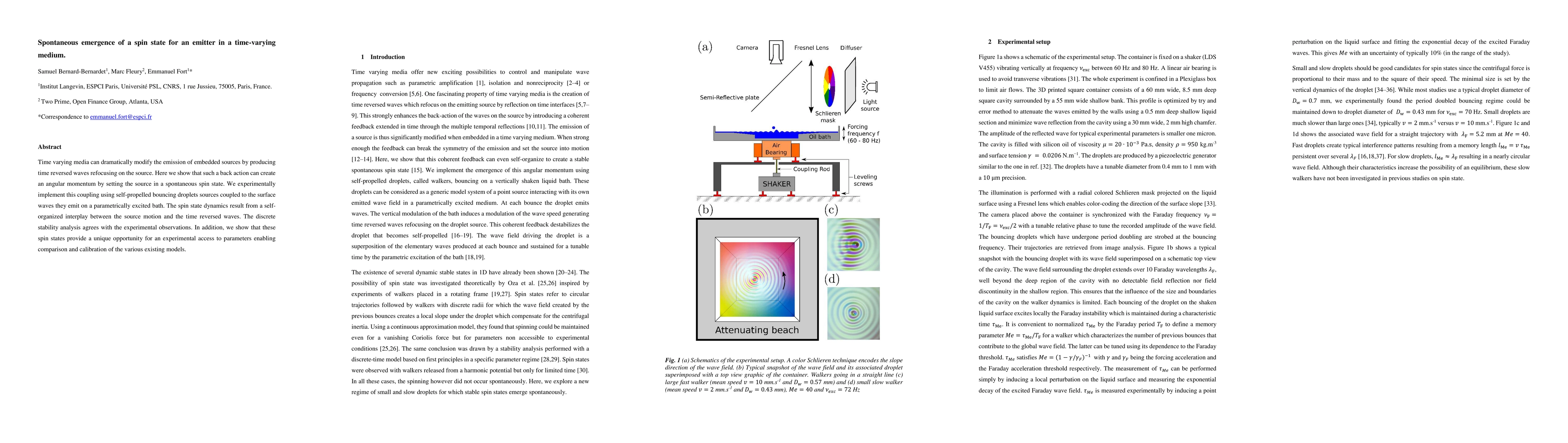 Thumbnail for Spontaneous emergence of a spin state for an emitter in a time-varying
  medium