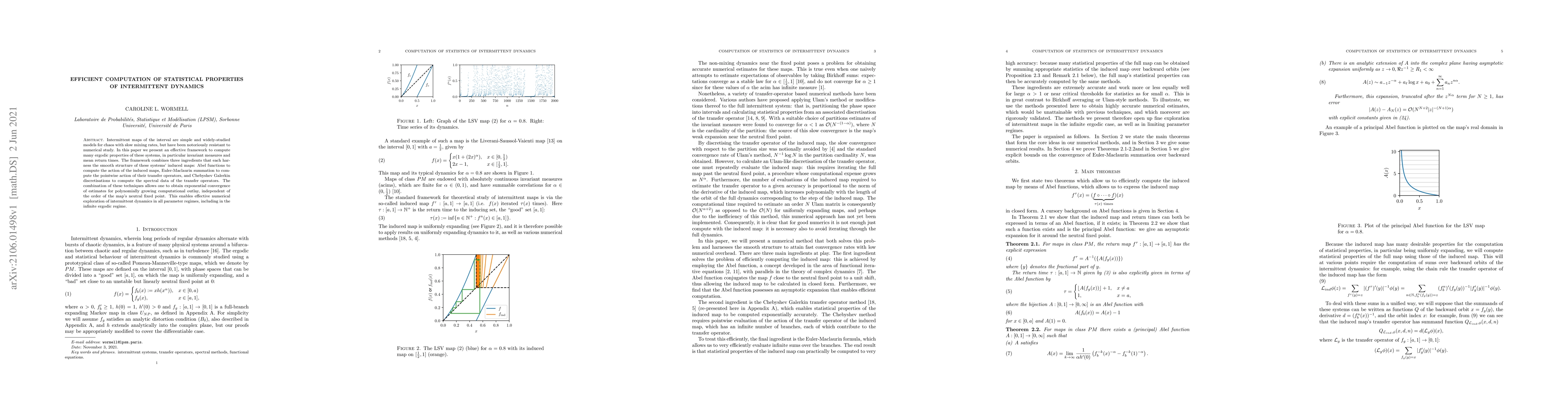 Thumbnail for Efficient computation of statistical properties of intermittent dynamics