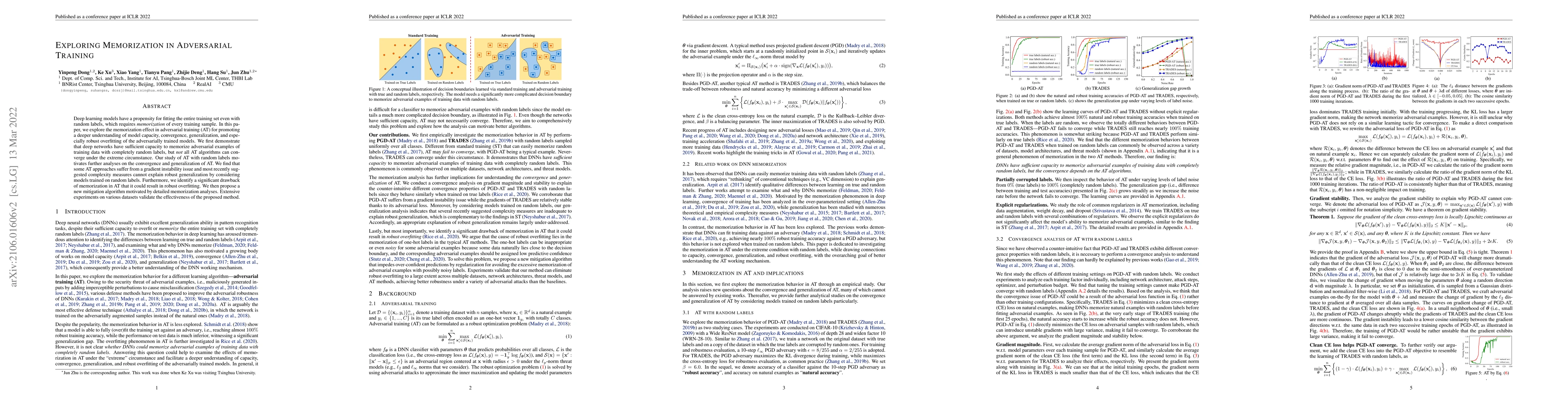 Thumbnail for Exploring Memorization in Adversarial Training