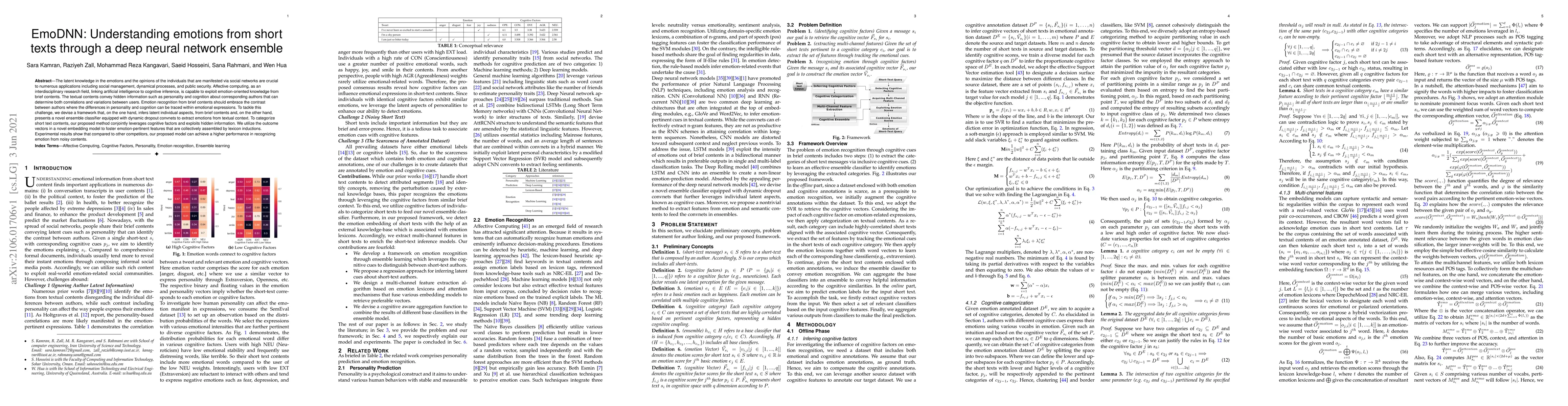 Thumbnail for EmoDNN: Understanding emotions from short texts through a deep neural
  network ensemble