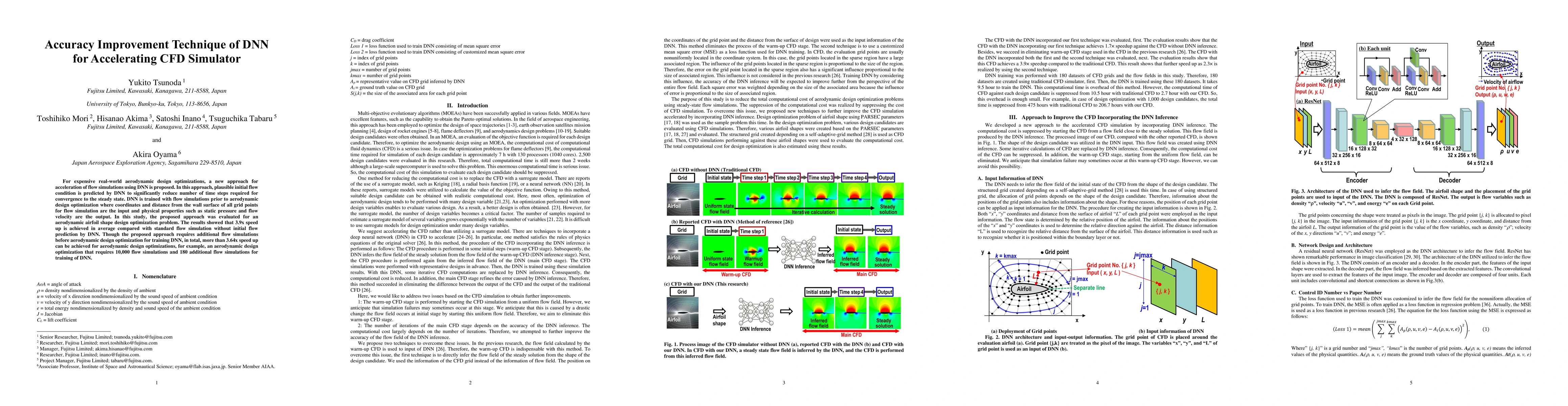 Thumbnail for Accuracy Improvement Technique of DNN for Accelerating CFD Simulator