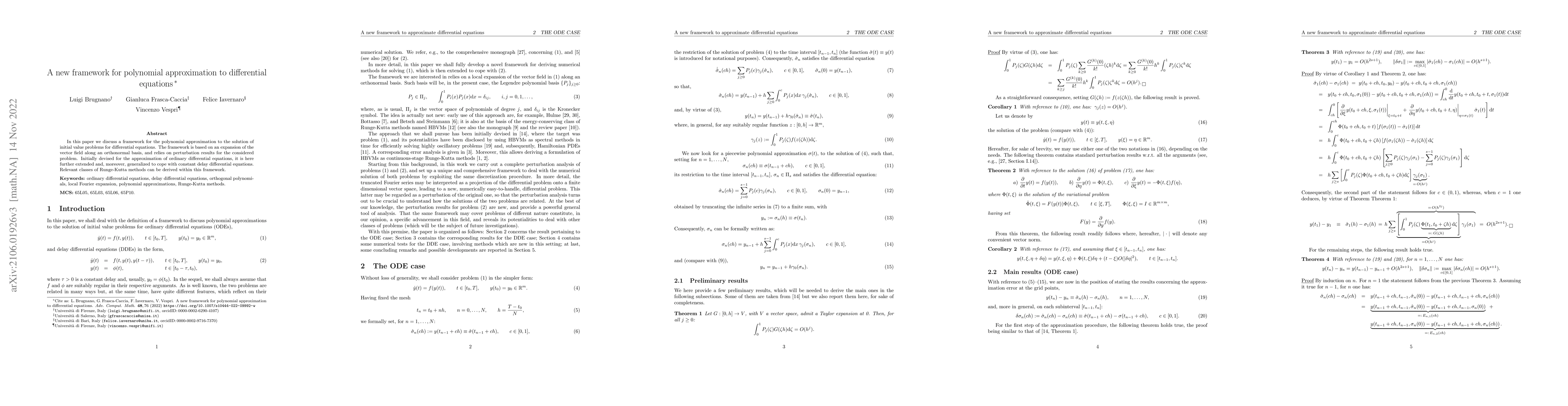 Thumbnail for A new framework for polynomial approximation to differential equations