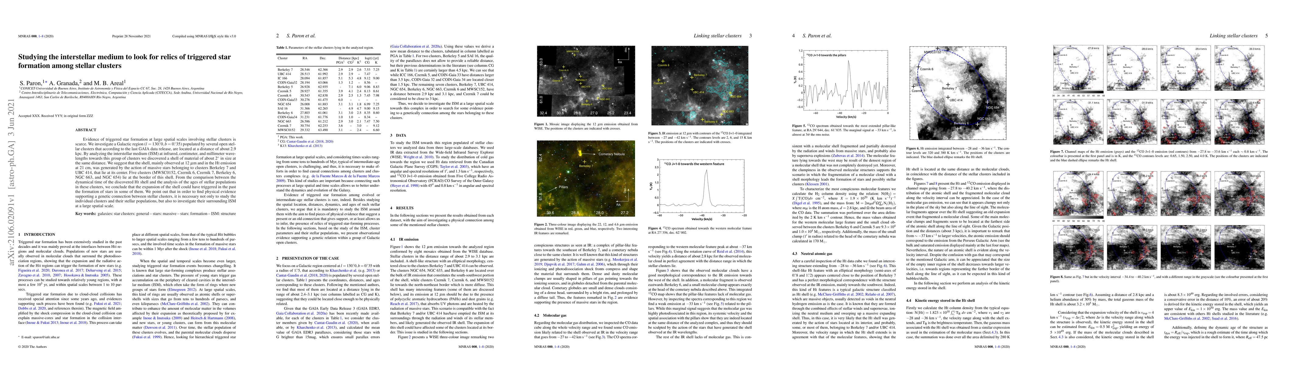 Thumbnail for Studying the interstellar medium to look for relics of triggered star
  formation among stellar clusters