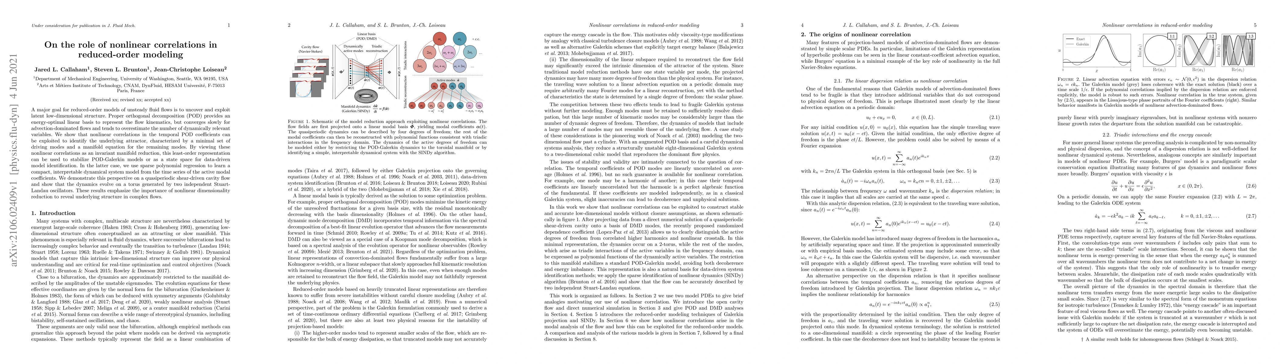 Thumbnail for On the role of nonlinear correlations in reduced-order modeling